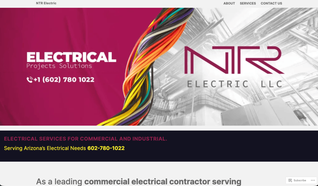 NTR electric website